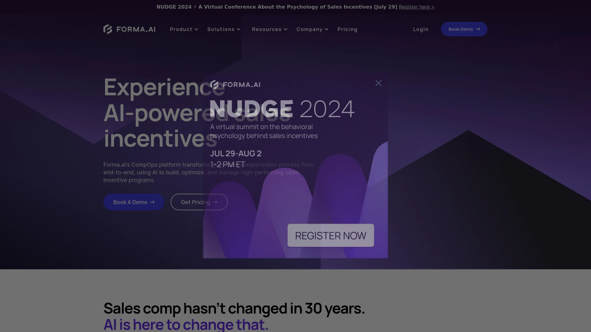 Forma.ai website preview