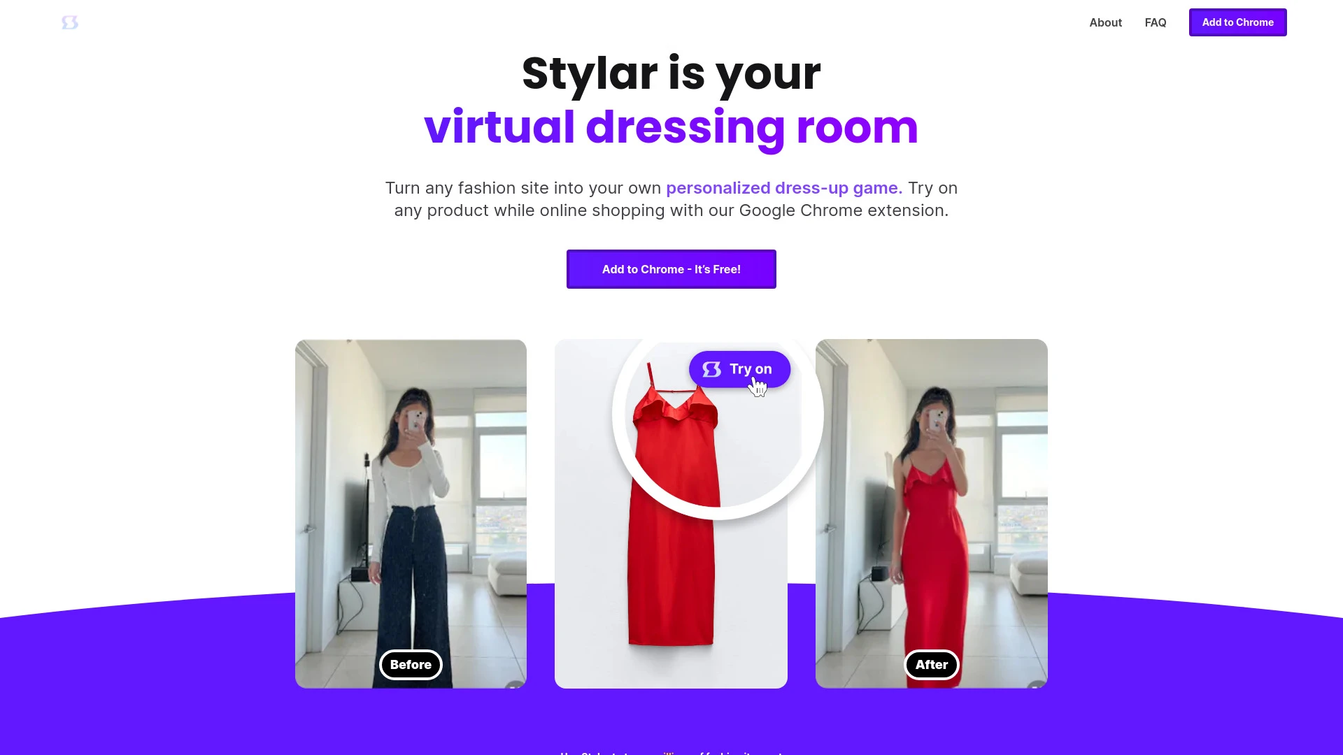 Stylar website preview