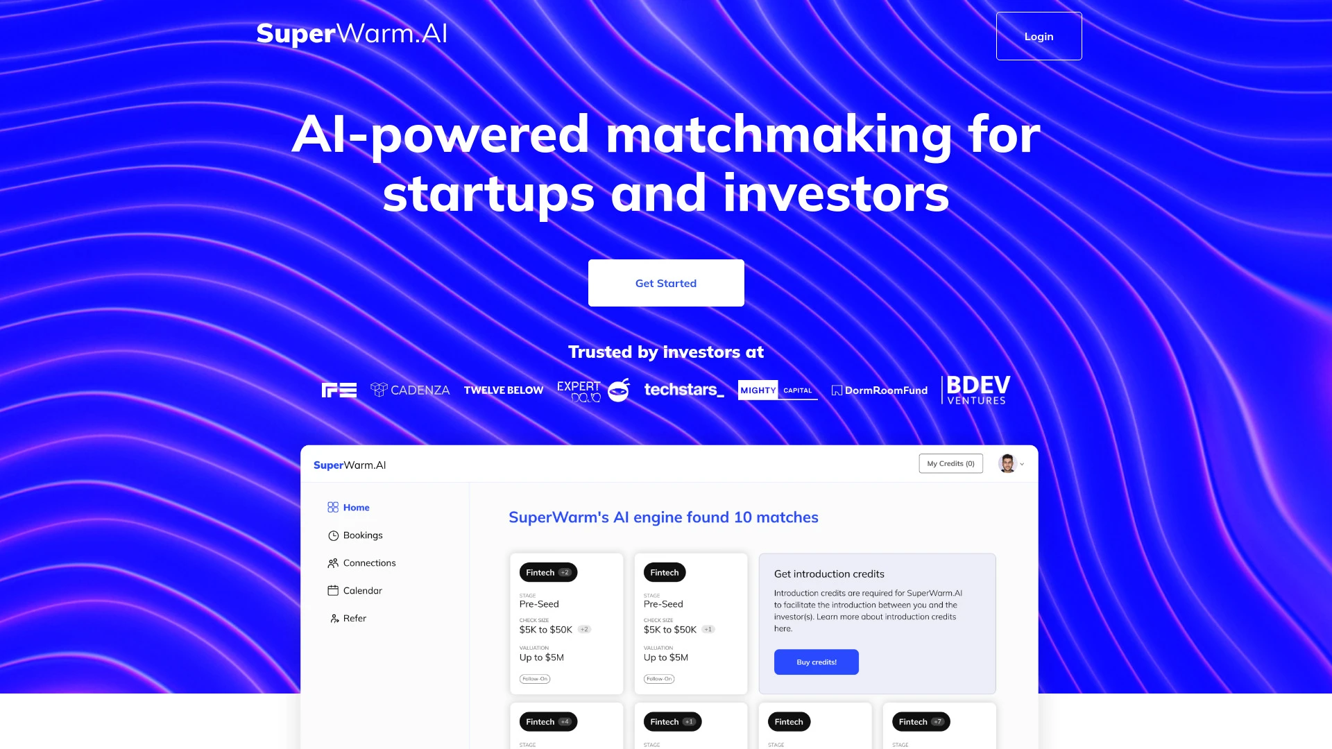 SuperWarm.AI website preview