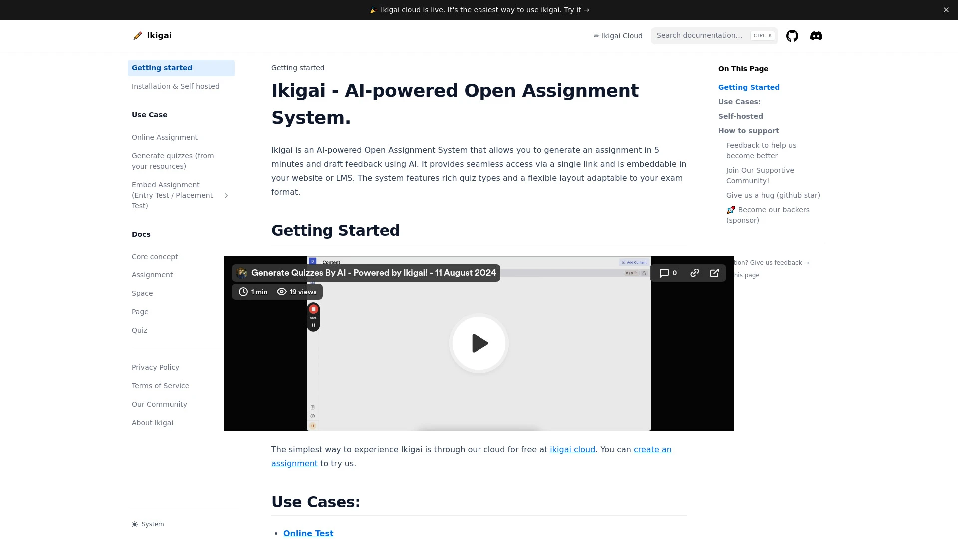 Ikigai website preview