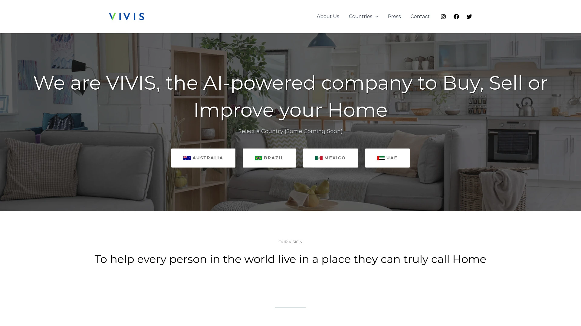 VIVIS website preview