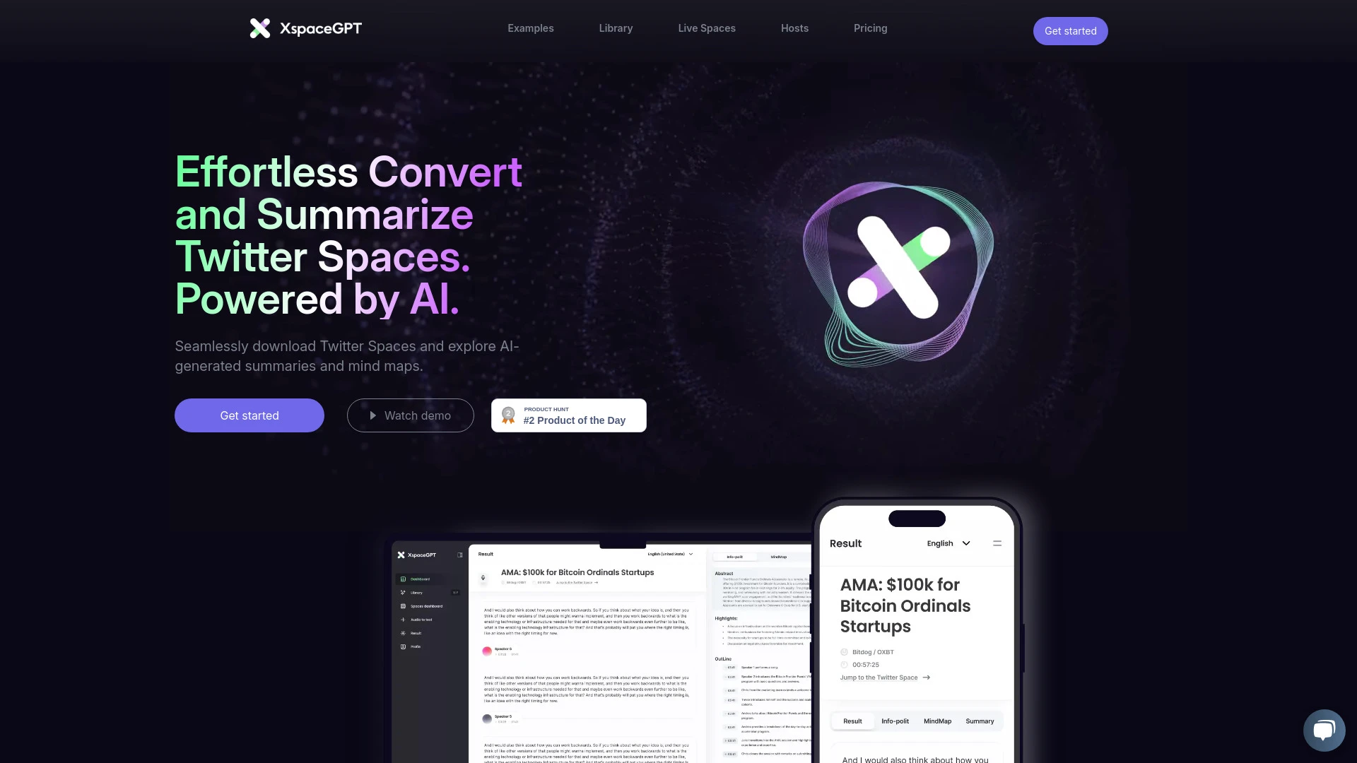 XspaceGPT website preview