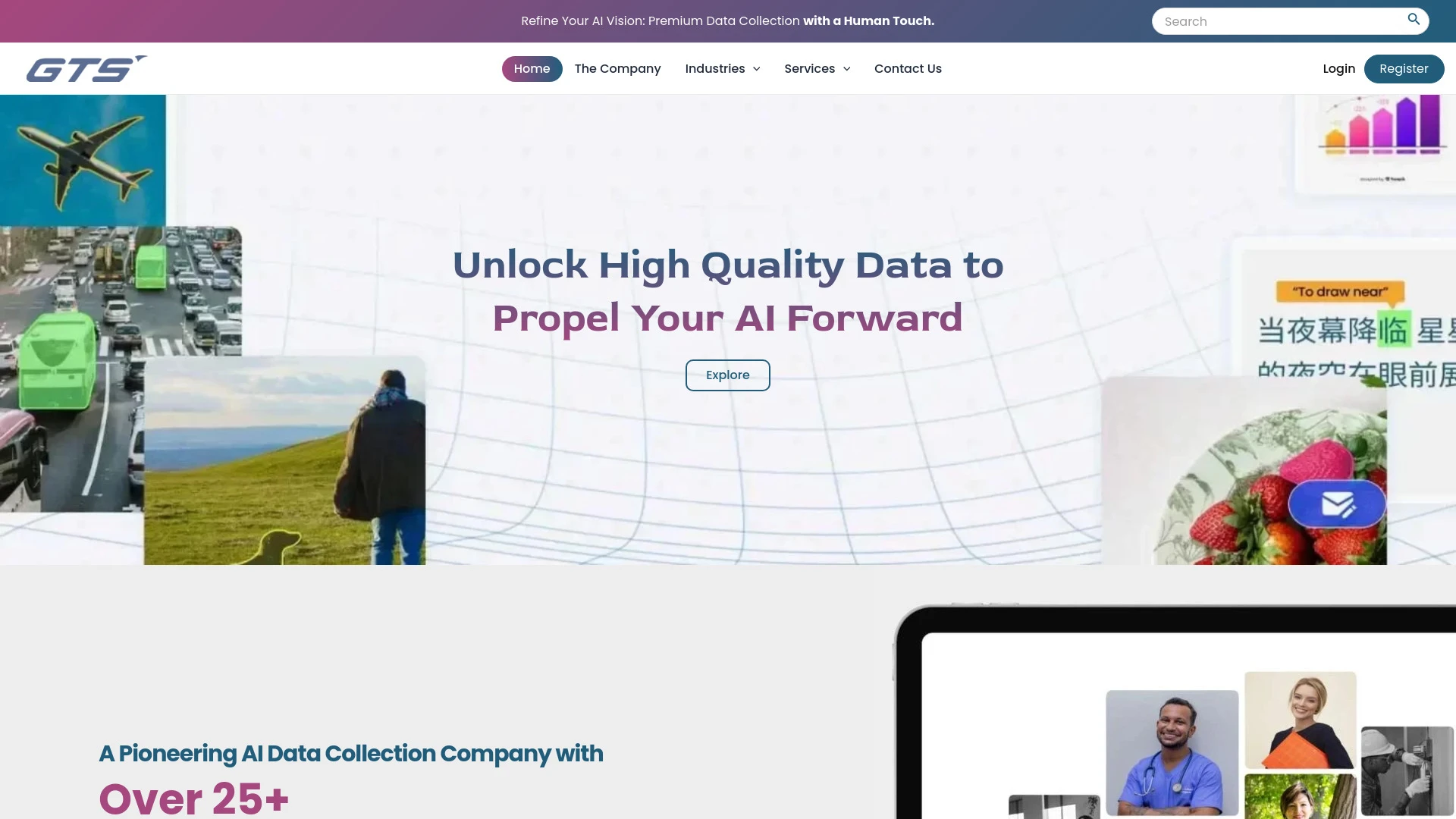 Globose Technology Solutions website preview