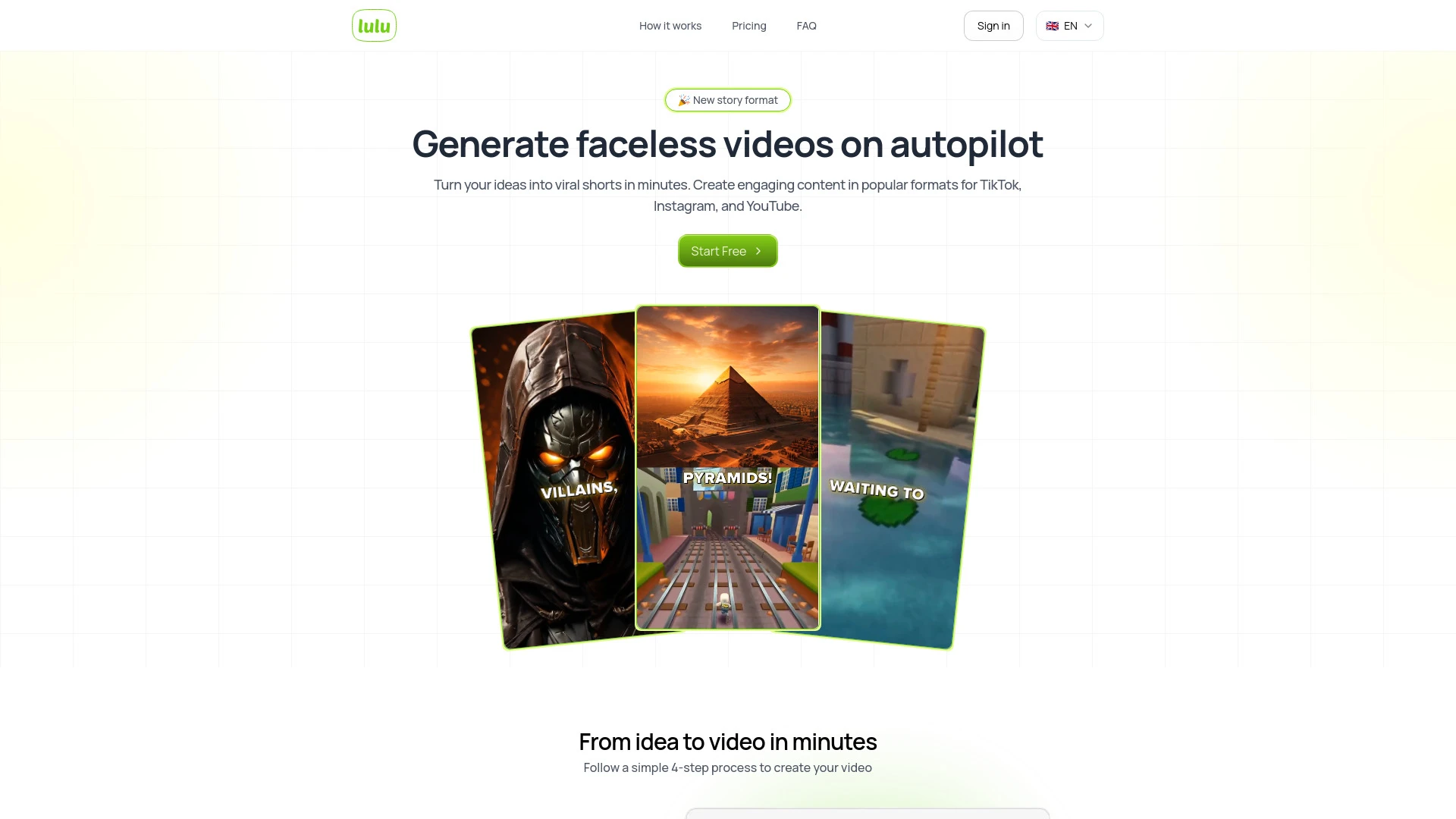 Videolulu website preview