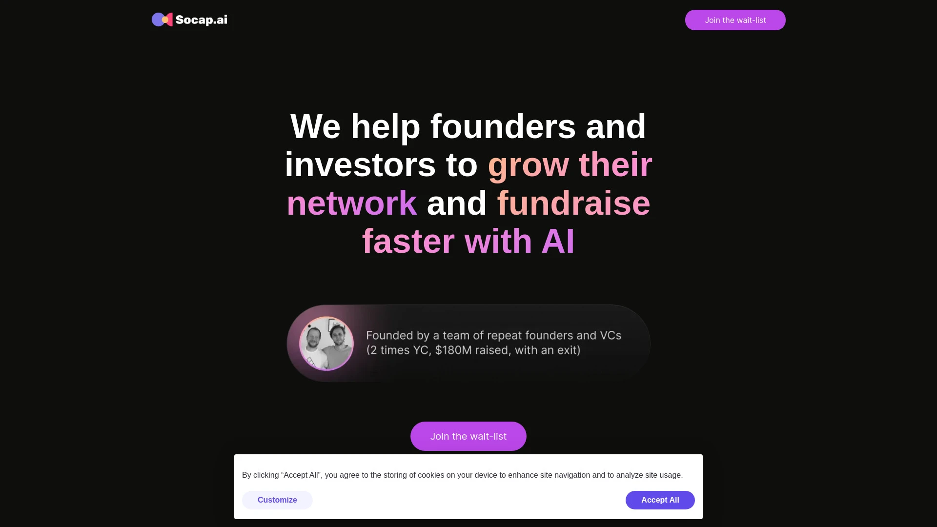 Socap.ai website preview