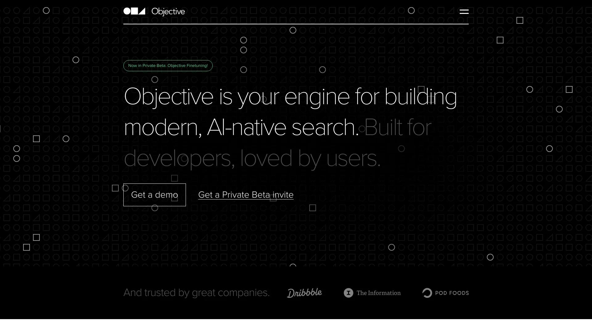 Objective, Inc website preview