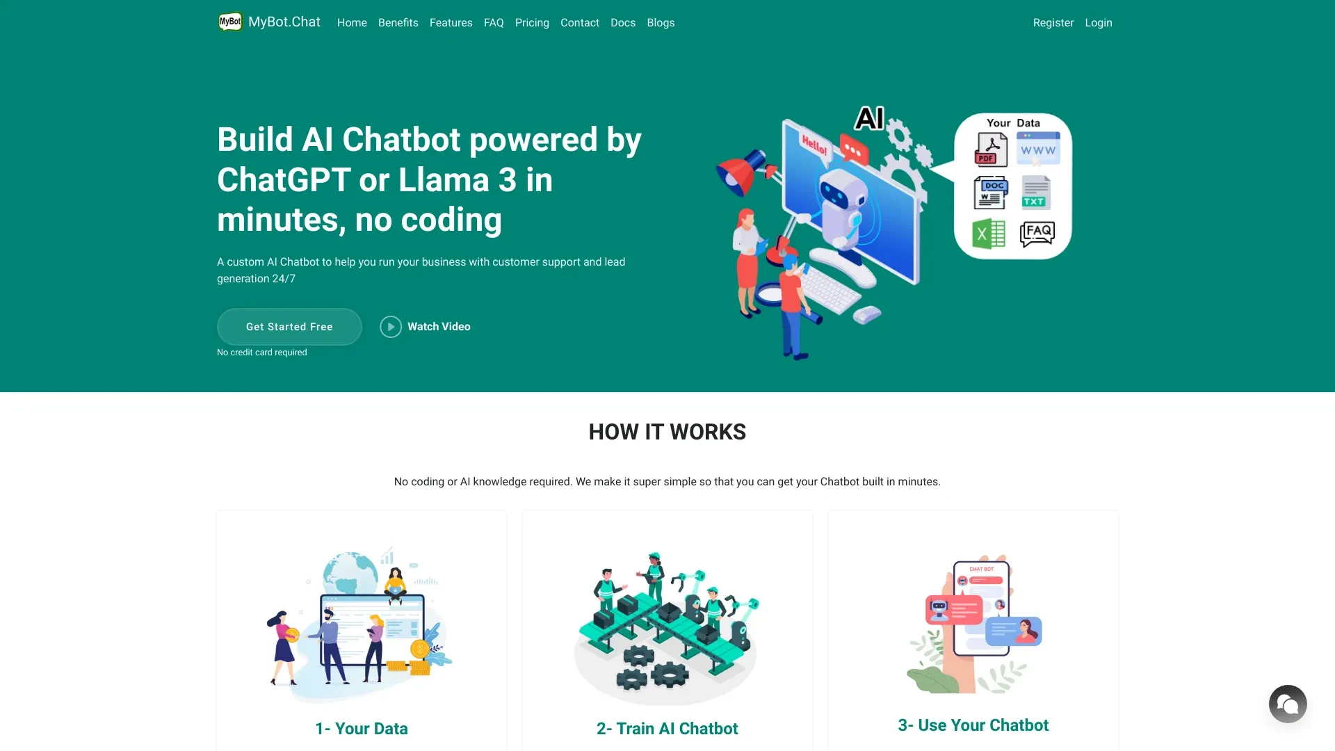 MyBot.Chat website preview