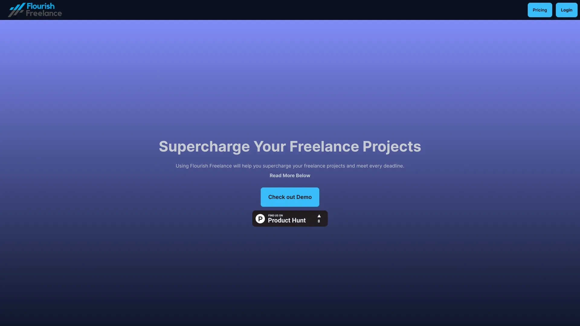 Flourish Freelance website preview