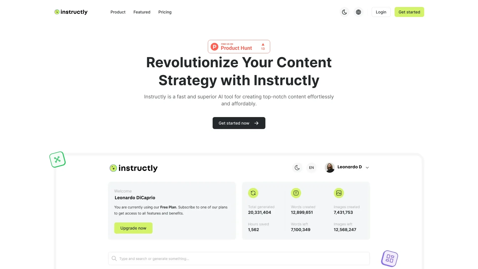 Instructly website preview