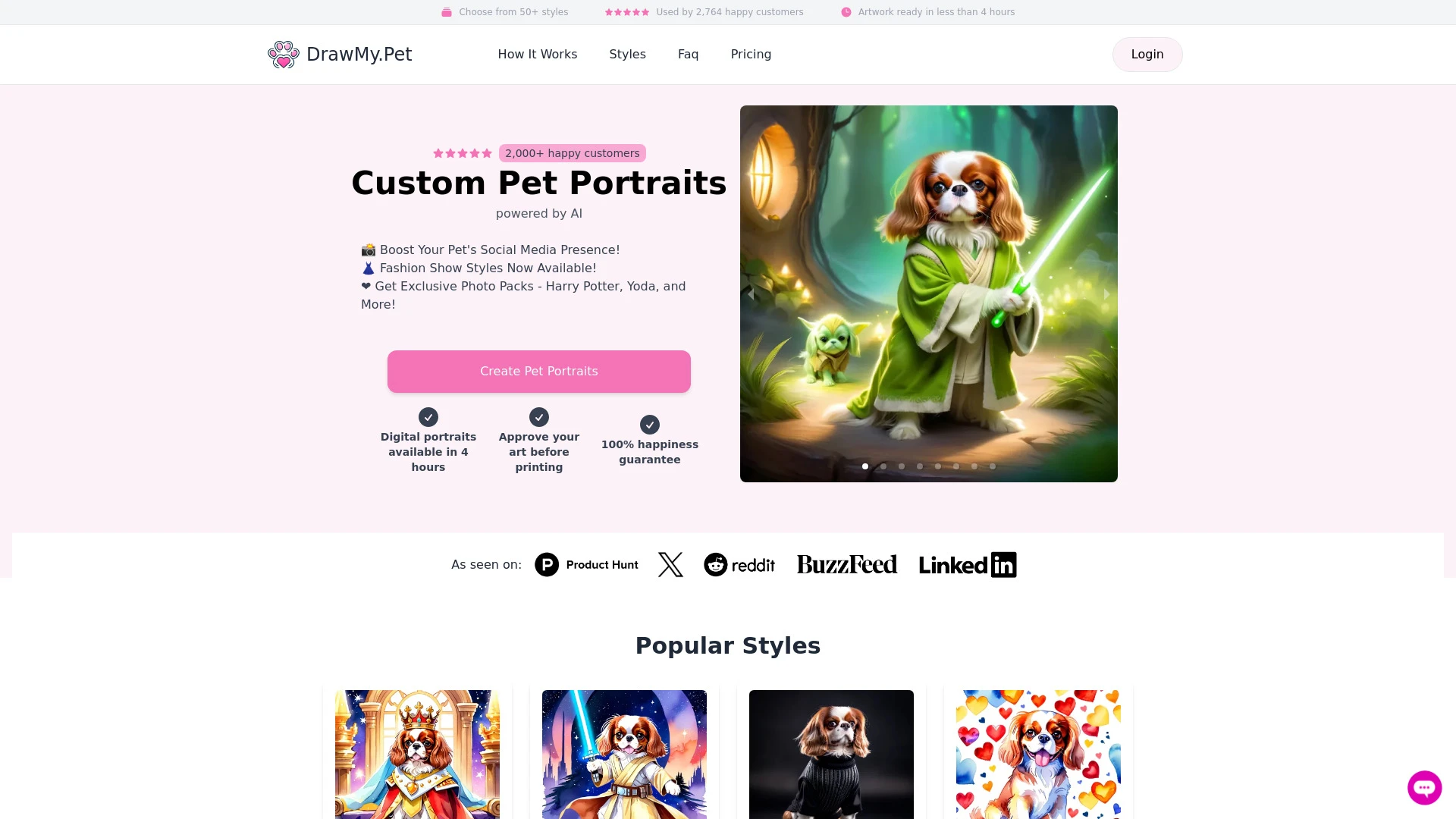 DrawMy.Pet website preview