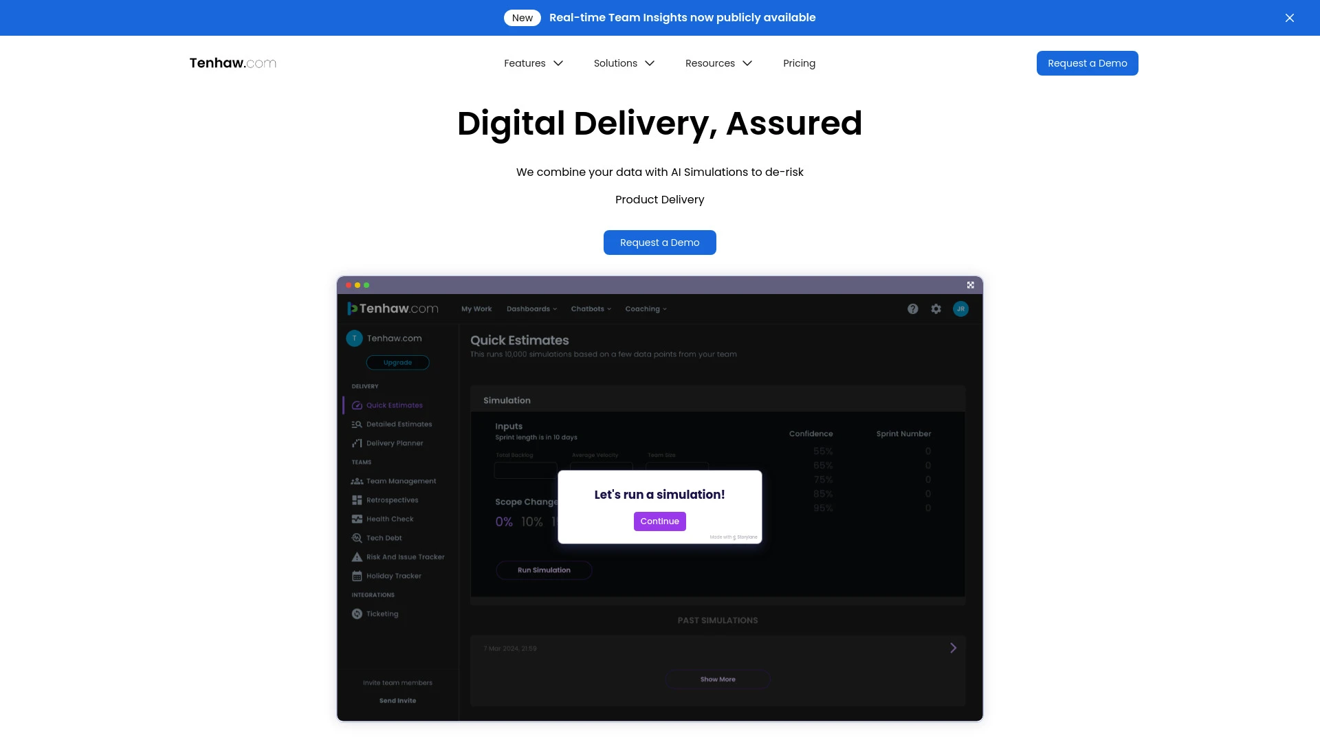 Tenhaw.com website preview