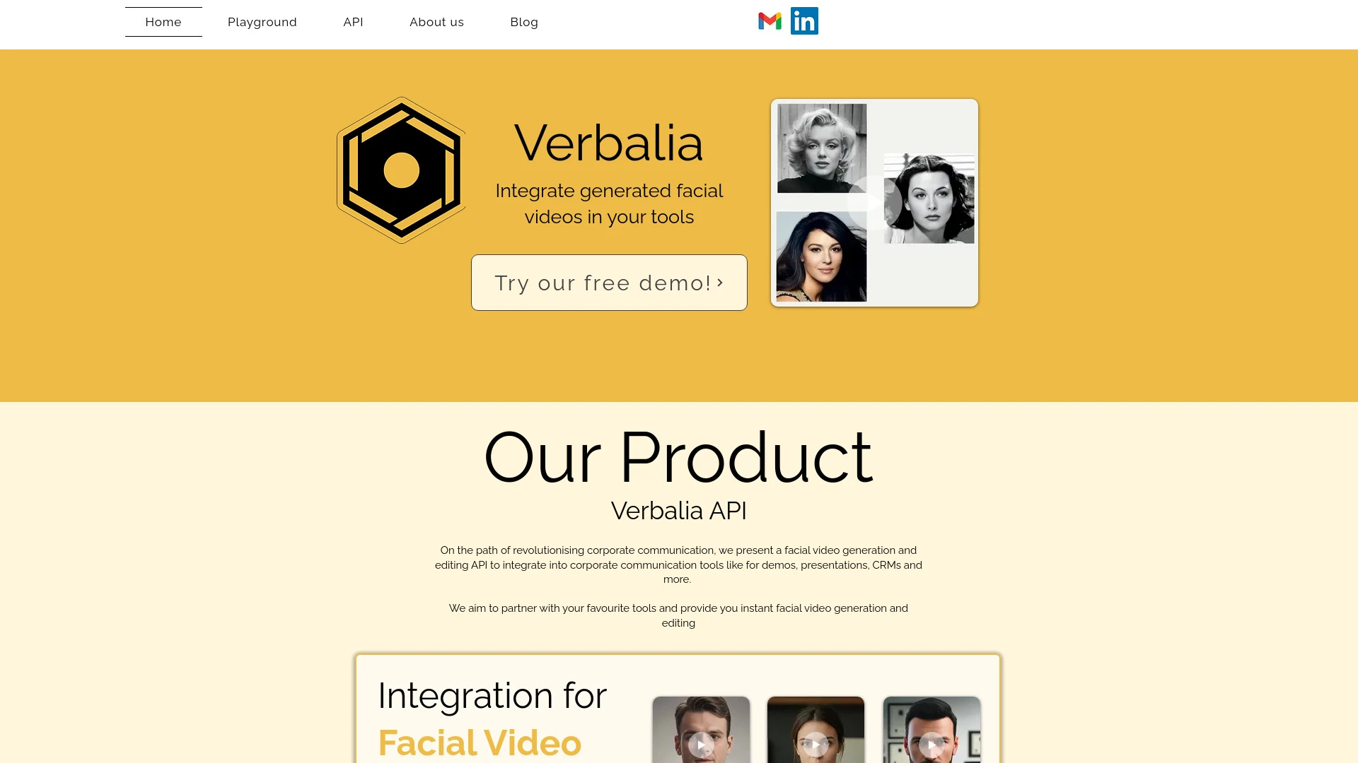 Verbalia website preview