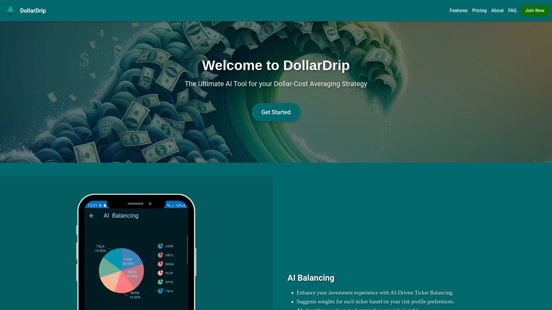 DollarDrip website preview