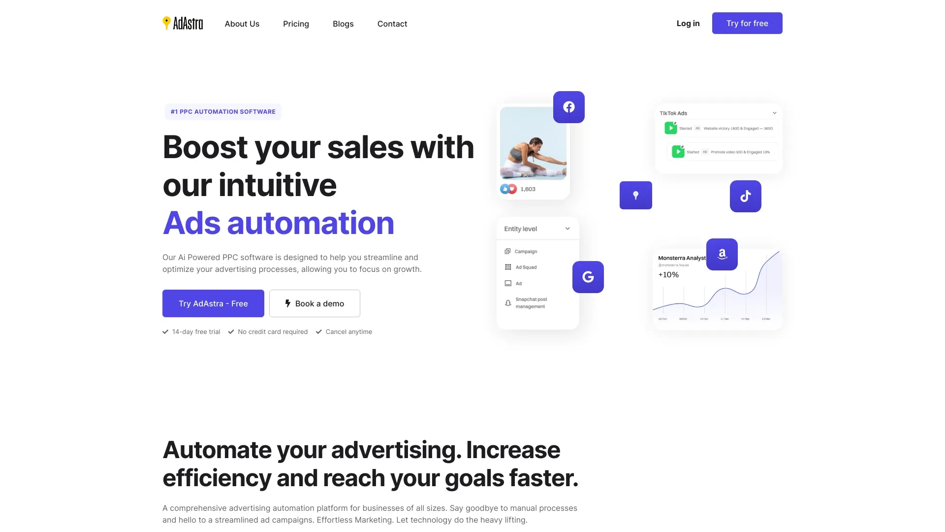AdAstra website preview