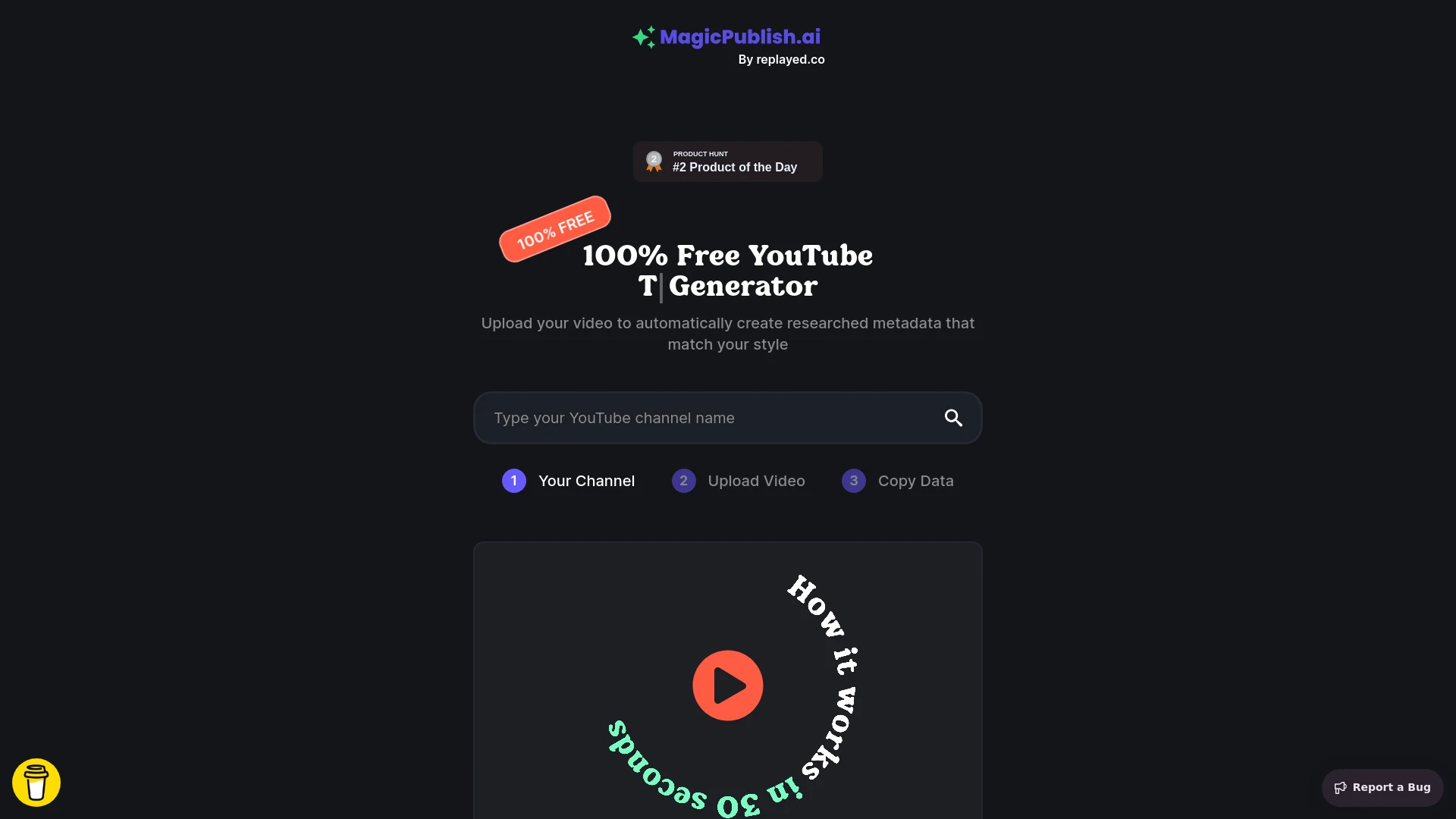 MagicPublish.ai website preview