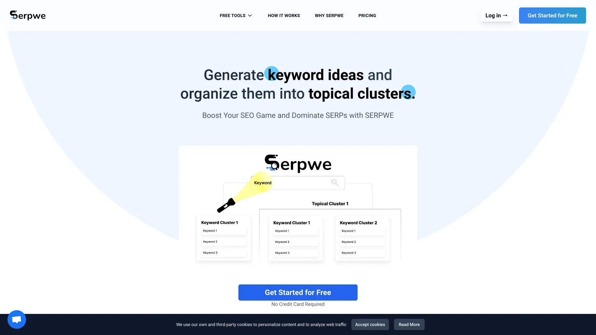 Serpwe website preview