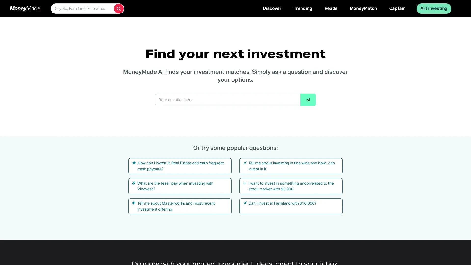 MoneyMade website preview