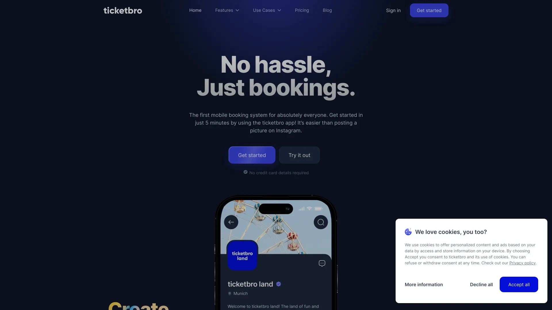 ticketbro website preview