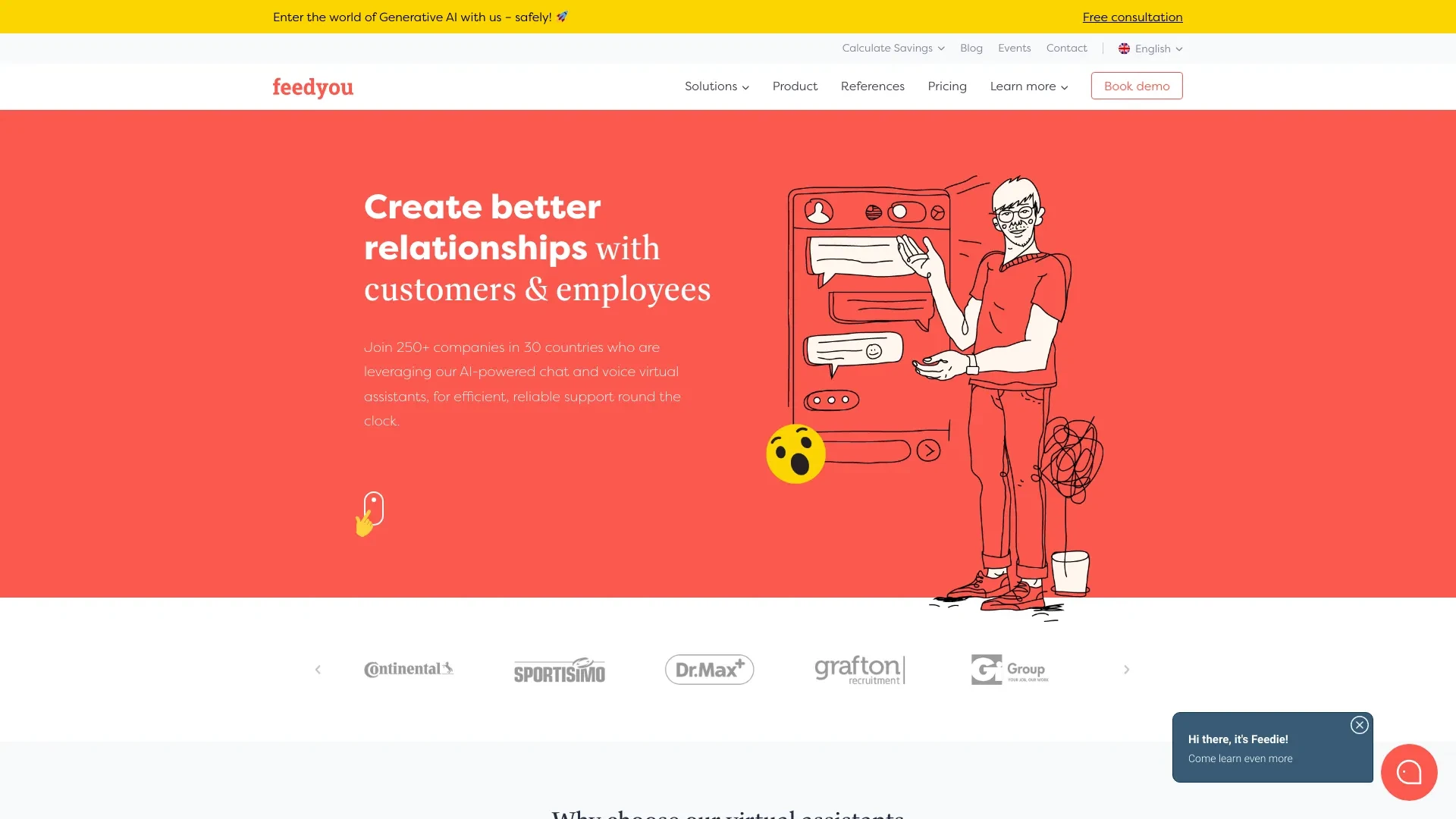 Feedyou website preview