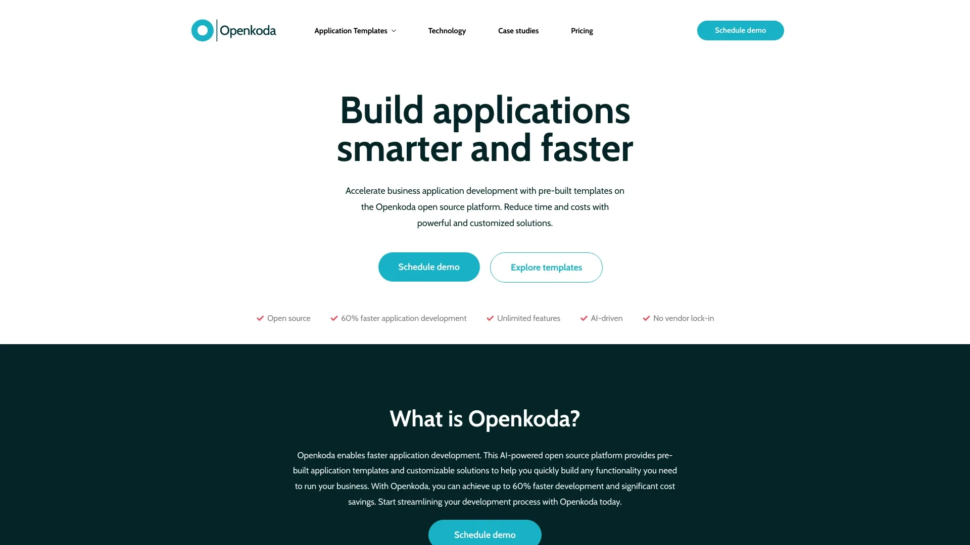 Openkoda website preview