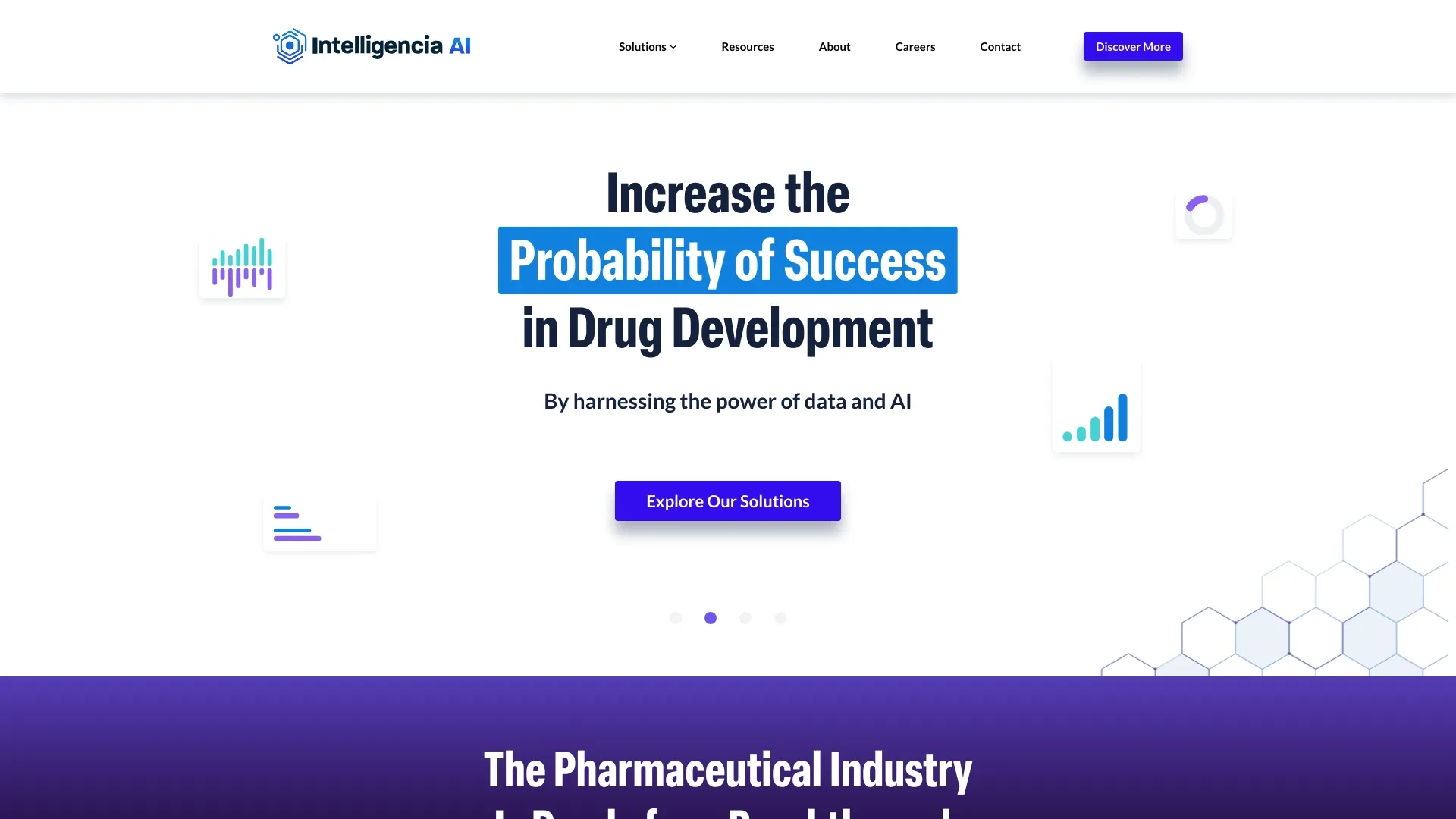 Intelligencia.ai website preview