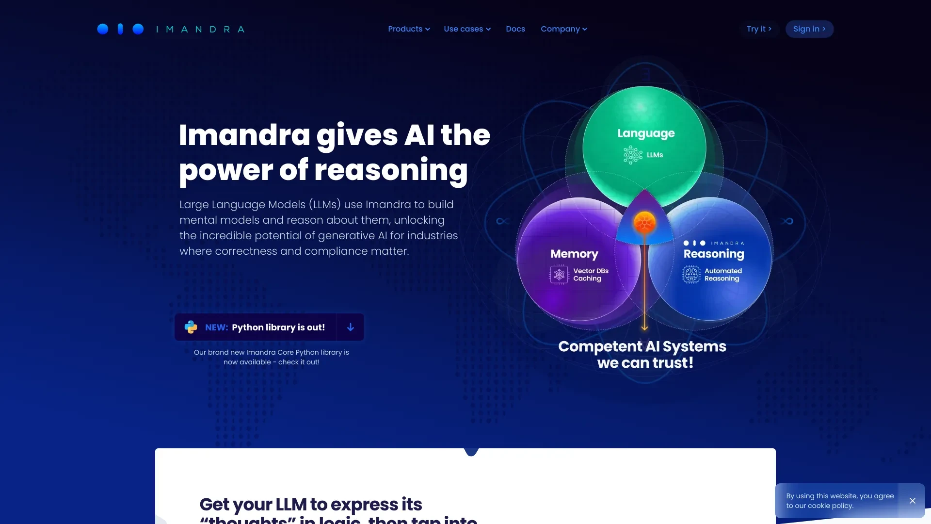 Imandra Inc. website preview