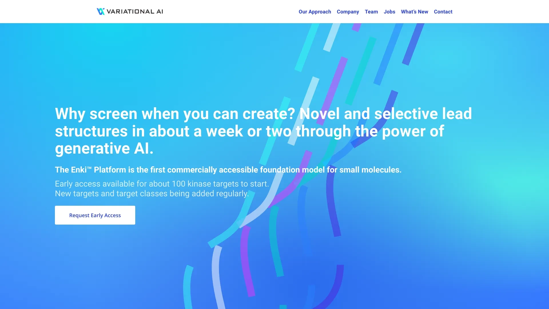 Variational AI website preview