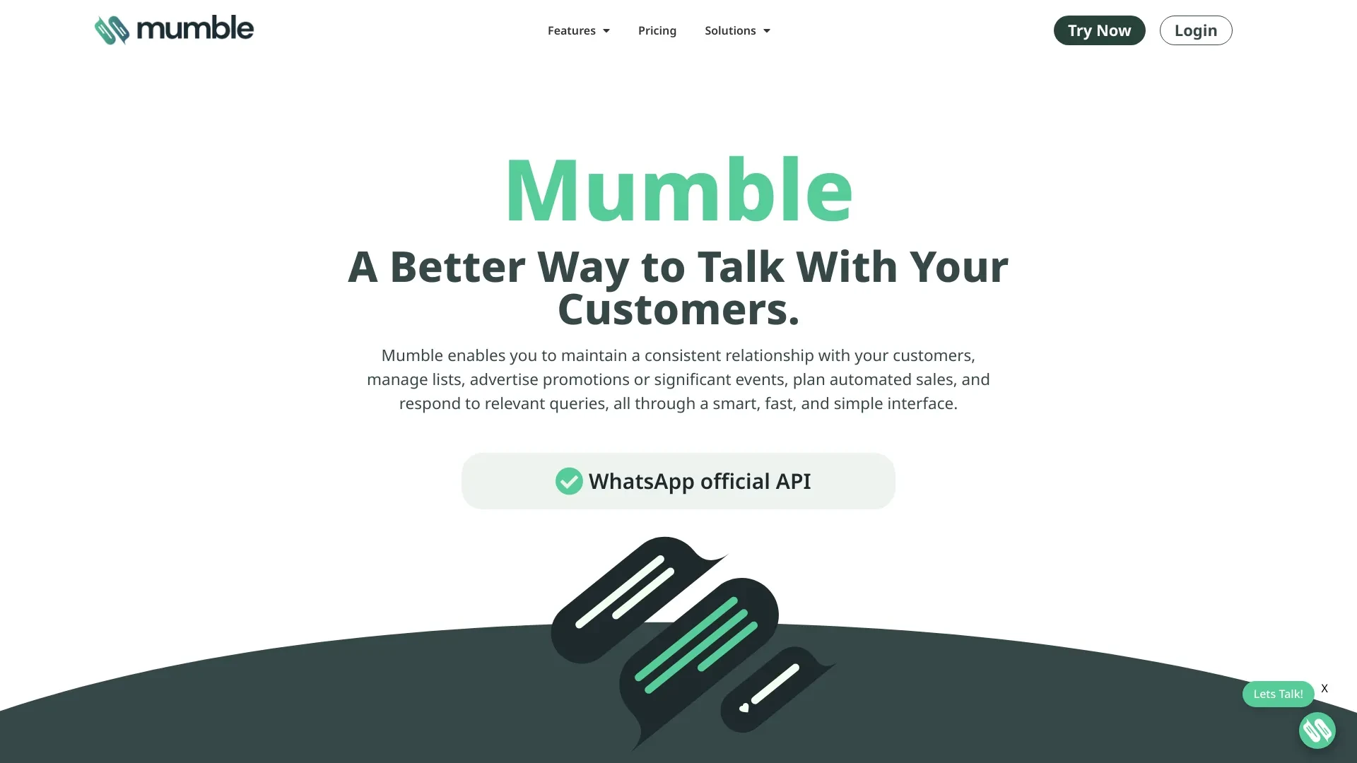 Mumble website preview