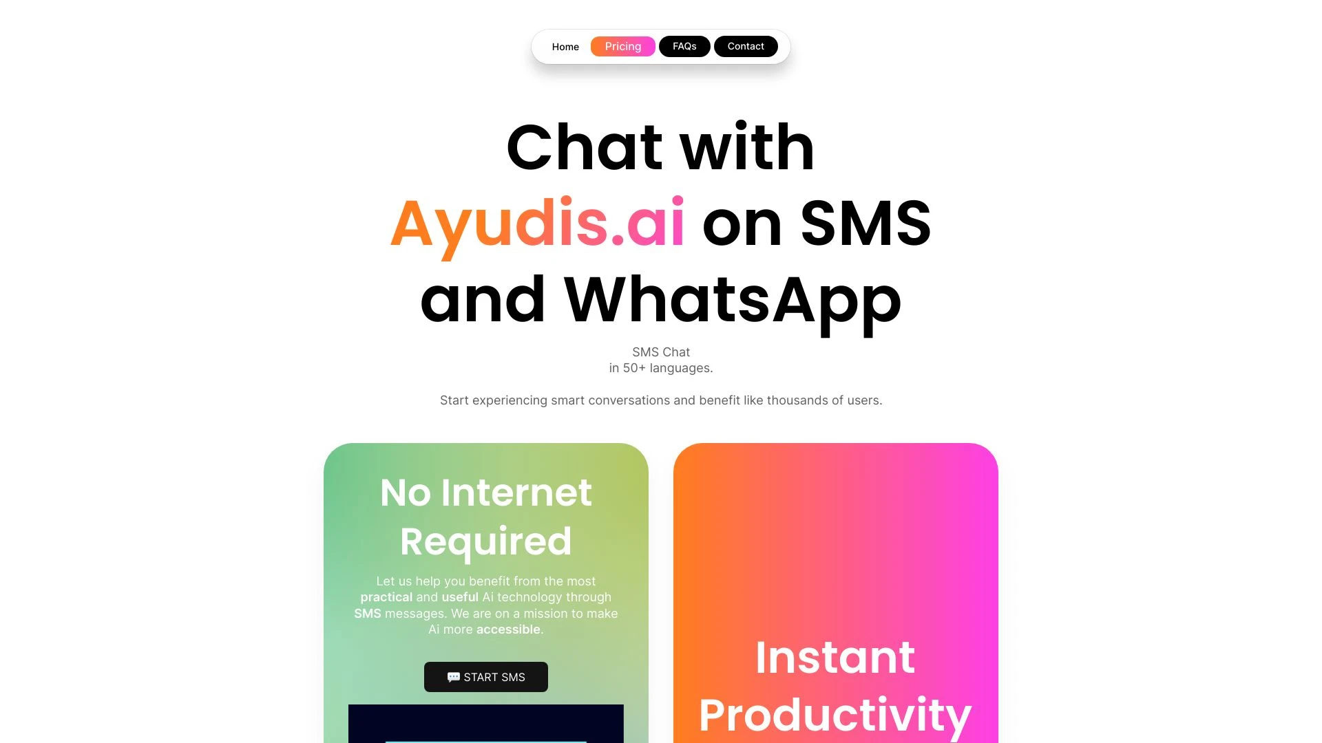 Ayudis.ai website preview