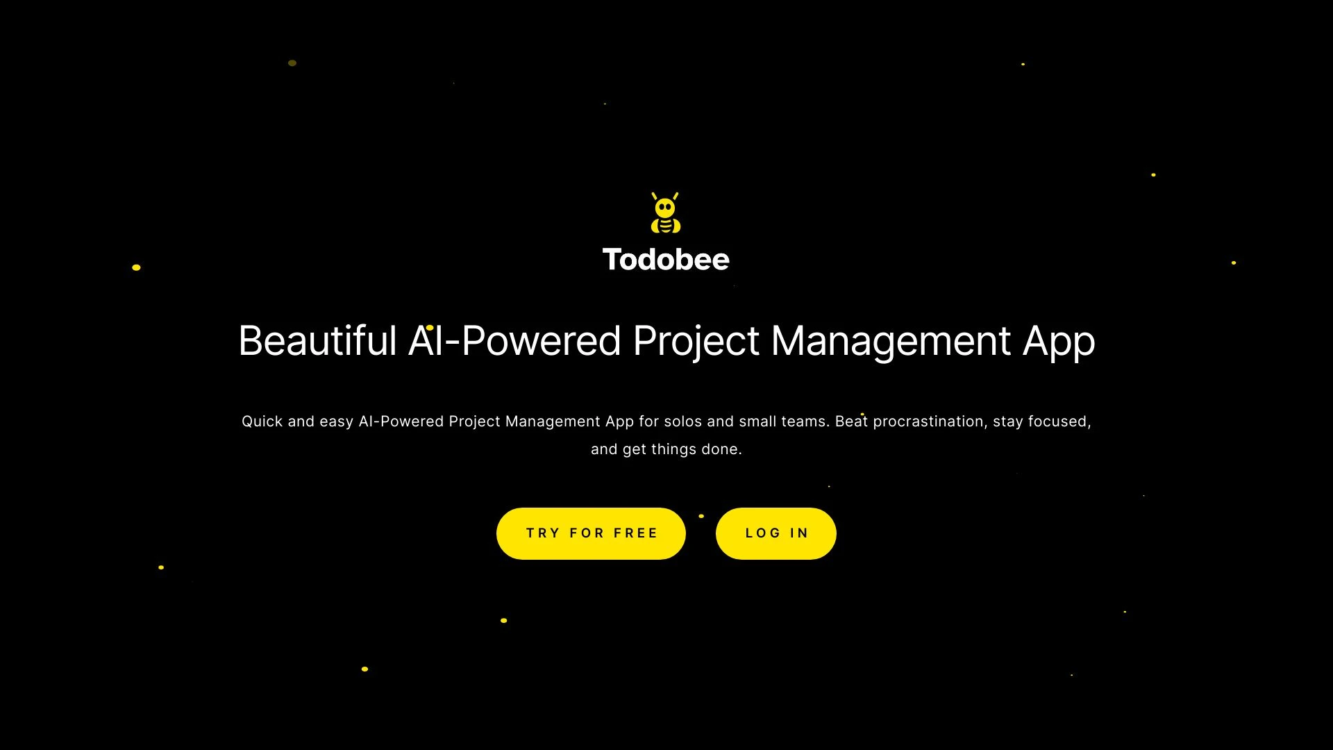 Todobee website preview