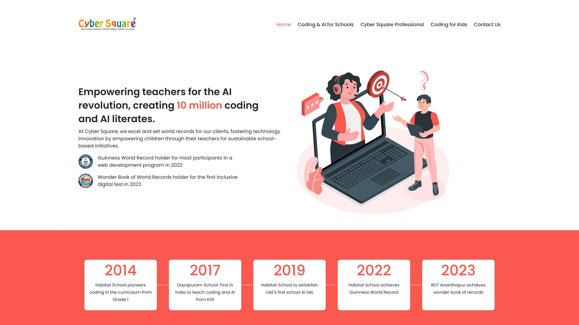 Cyber Square website preview