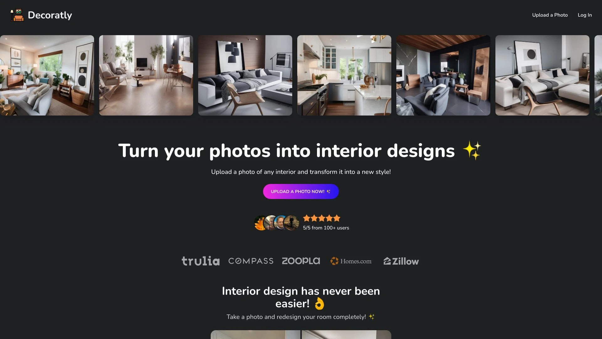 Decoratly website preview