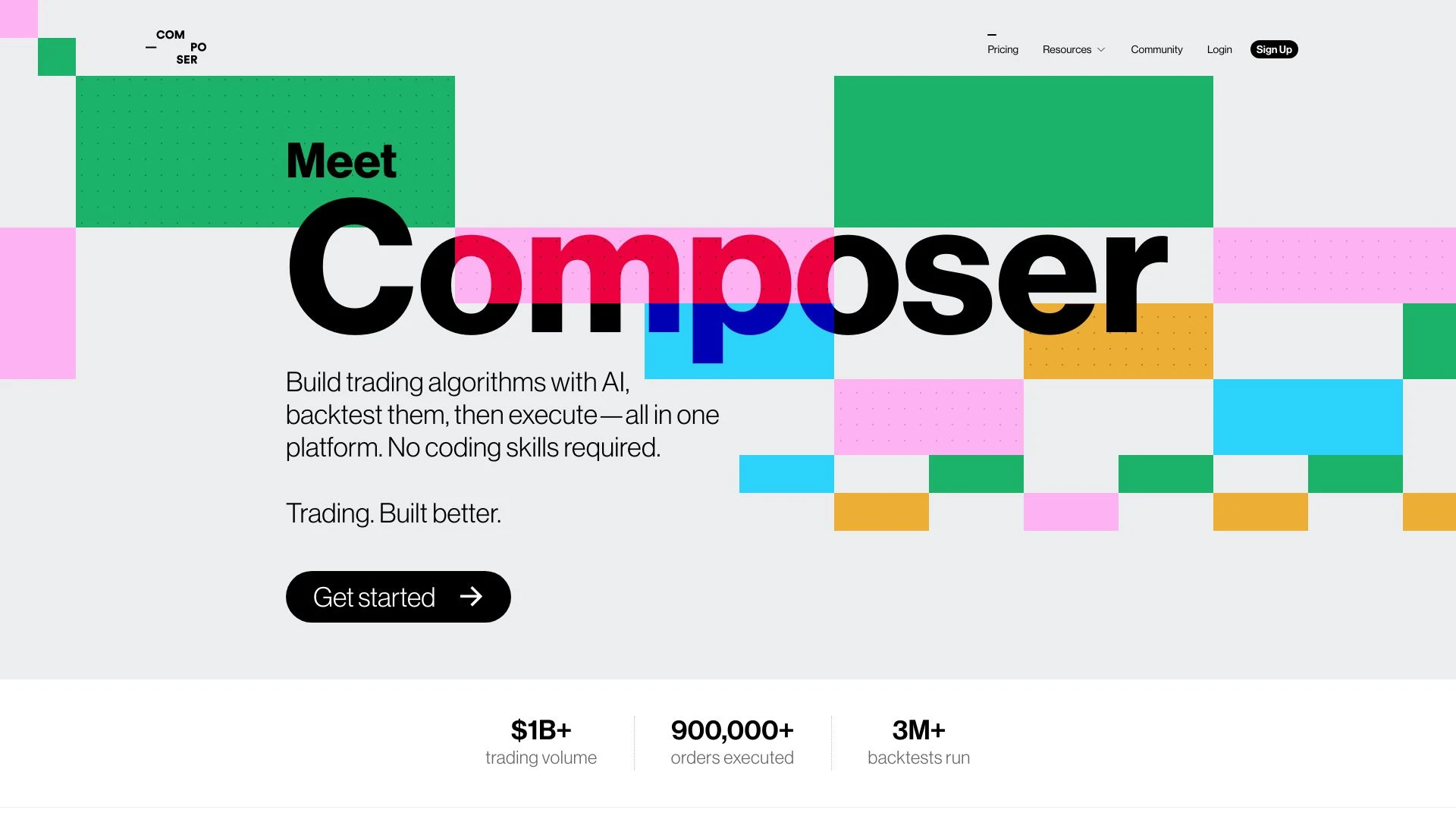 Composer website preview