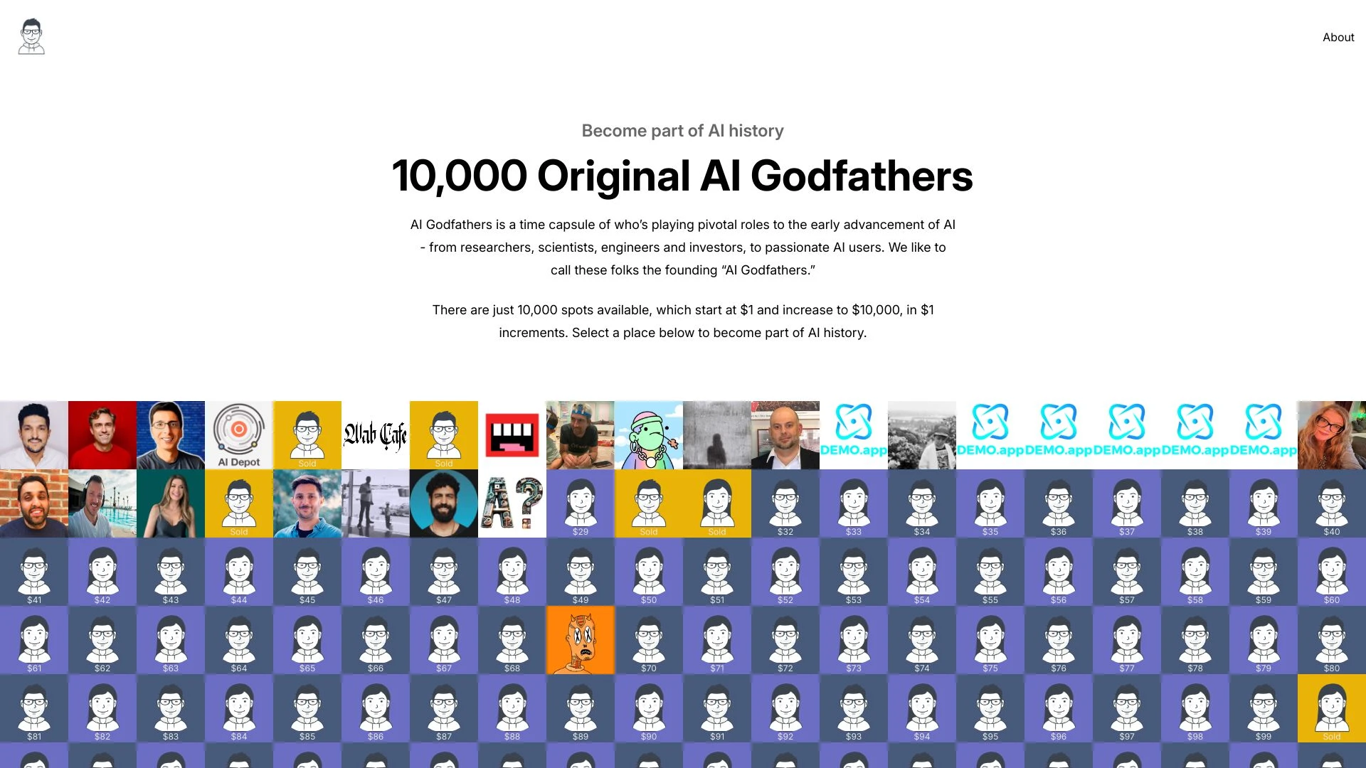 AI Godfathers website preview