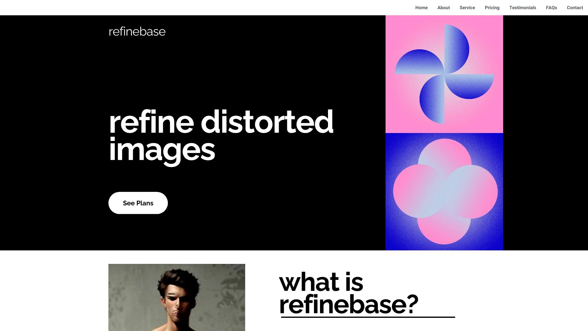 RefineBase website preview