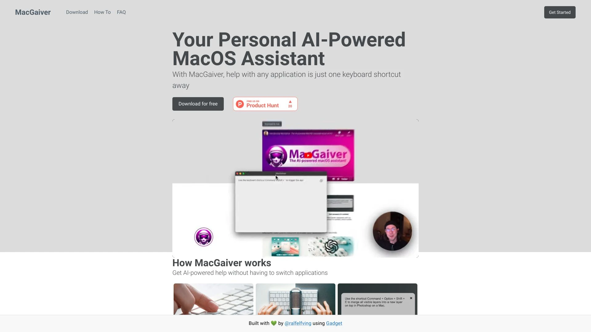 MacGaiver website preview