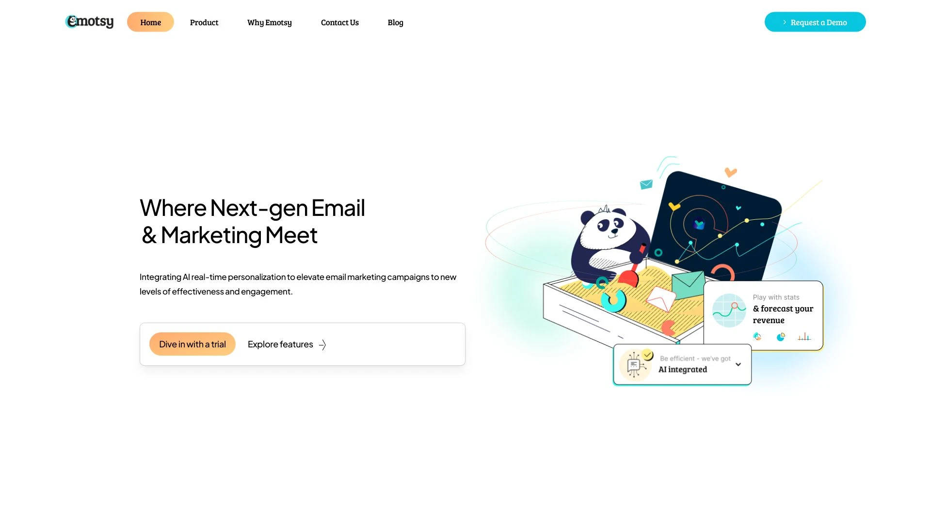 Emotsy website preview
