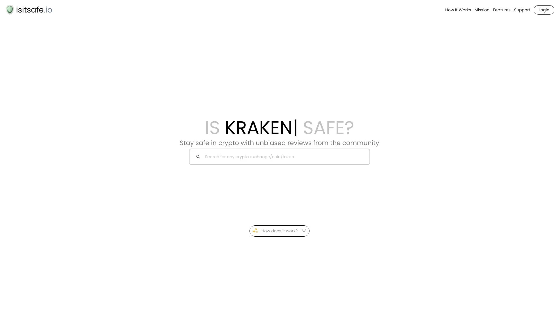 isitsafe.io website preview