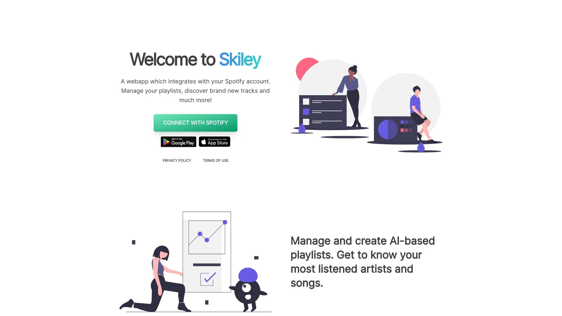 Skiley website preview