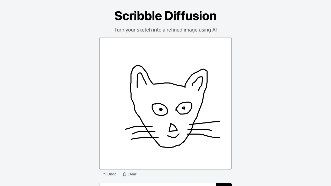 Scribble Diffusion website preview