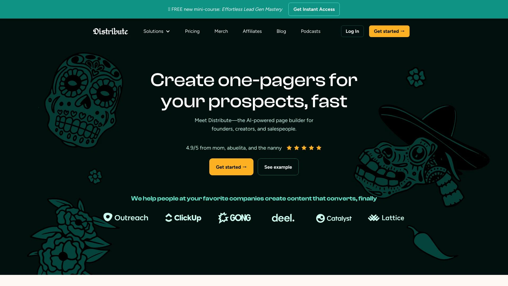 Distribute | Death To Whitepapers website preview