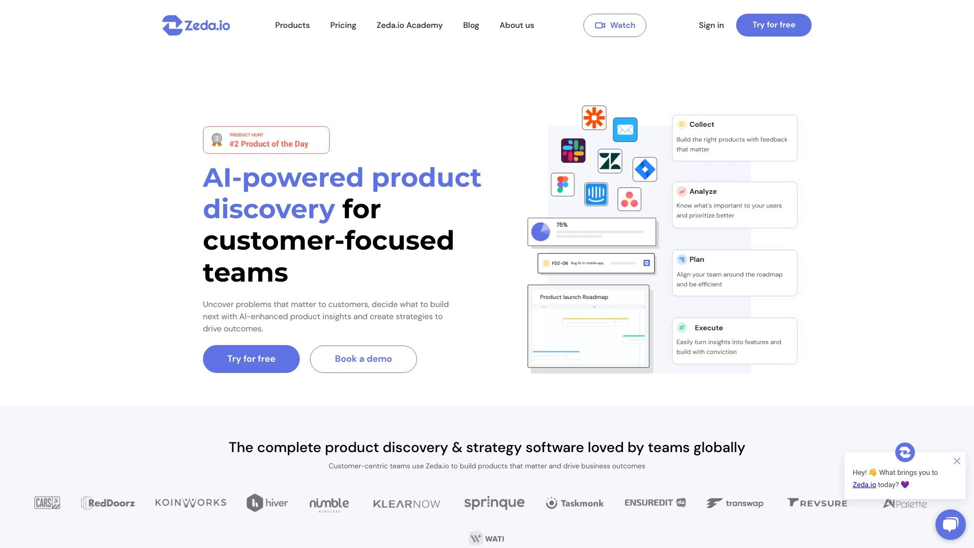 Zeda.io website preview