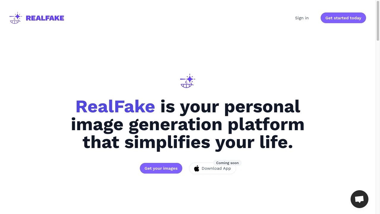 Real Fake website preview