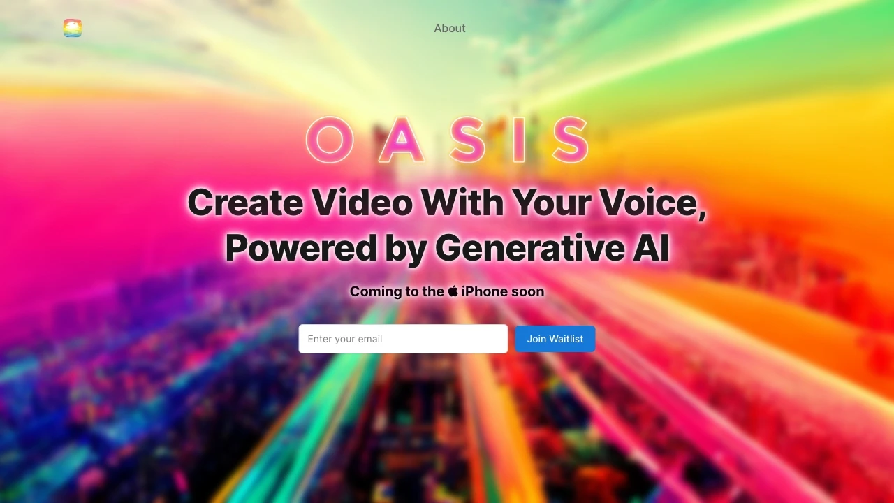 OASIS website preview