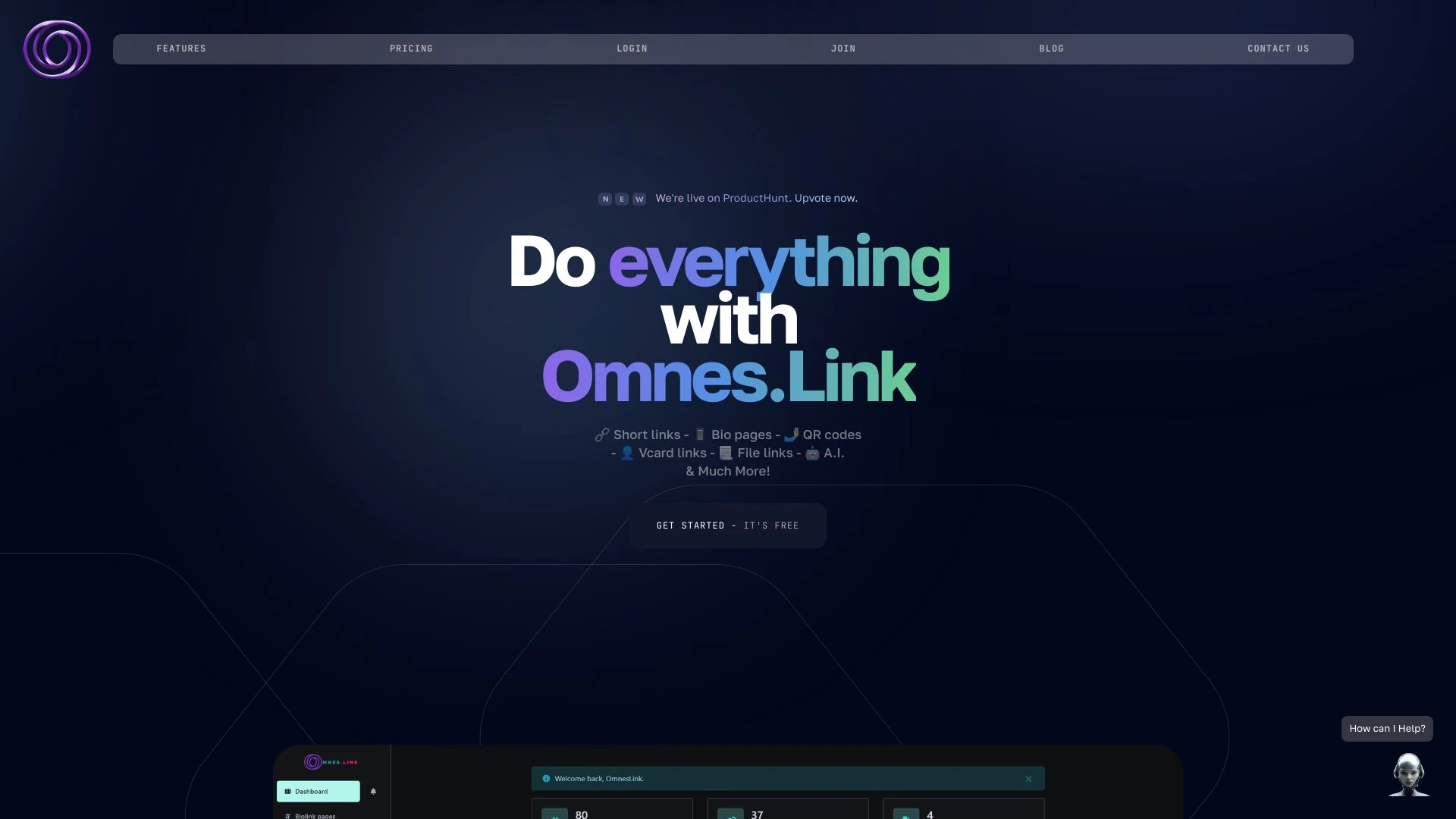 Omnes.Link website preview